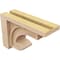 Ekena Millwork 4"W x 12"D x 8"H Classic Alma Rough Cedar Woodgrain TimberThane Corbel, Primed Tan CORUR04X12X08ALMRCPR - alternate 2